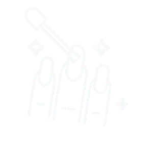 Home 4 icon manicure neon blue 1